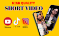 do short form video editing for your social media
