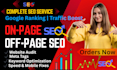 do a complete on page and off page SEO service for google top ranking