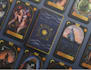 draw card game art tarot card oracle card illustrations with frame in any style