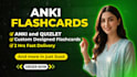 create anki and quizlet flashcards for medical exams and learning
