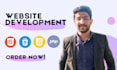 be full stack web developer PHP html and CSS javascript