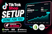 setup profitable tiktok shop dropshipping store with shopify wix integration