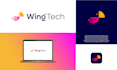 create a modern, tech startup, crypto, app and web logo