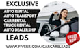 generate auto rental auto transport car rental truck rental auto dealer leads