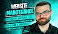 do monthly wordpress and shopify website maintenance and support or help