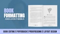 kdp book formatting publishing typesetting layout design for amazon print, ebook