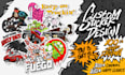 do cool custom sticker design, badge, label, patch, decals