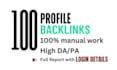 build 300 profile backlinks high da pa manually