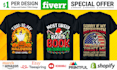 make custom typography t shirt design
