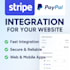 do integrate stripe and paypal payment gateways