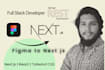 transform figma to next js front end web developer web front end development