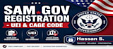 handle sam registration, renewal, and vendor setup for federal contracts