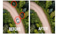 vfx cleanup, remove object from video, wire removal