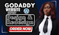 godaddy website design godaddy website redesign develop godaddy website design