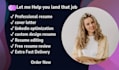 do resume editing, professional cv design, execuive resume