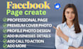 professional facebook page creation and full setup