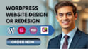 design and redesign professional website for your business