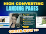 create landing page using unbounce, instapage, convertri