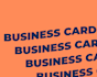 do a business card for you