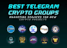 add million of memecoins investors to telegram group, channel to users audience