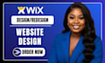 wix website design wix website redesign wix website development wix website