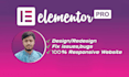 design wordpress website with elementor pro