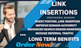 do link insertion on my high ranked sites in high traffic articles