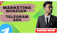 be your telegram ads marketing advisor