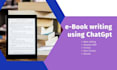 ghostwrite ebooks and articles using chatgpt