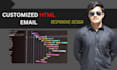 design premium,customised,responsive HTML email template