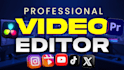 do professional and engaging youtube video editing in 24 hours
