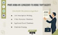 do linkedin paid job postings using a rps account