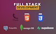 develop full stack web application using python flask