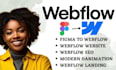 design 3d animated webflow website, webflow spline, 3d animated website