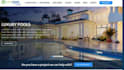 design a swimming pool website, pool cleaning construction website, landing page