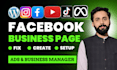 create impressive professional facebook business page setup