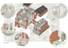 do post digital architectural visualization collage style