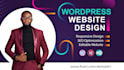 design and develop a wordpress website for you