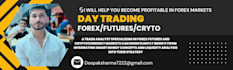 help you with crypto trading, forex or day trade lessons with smart money