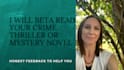 beta read your crime thriller or mystery novel