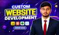 build custom business website as full stack developer, react js, nextjs expert