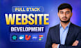 build custom website as full stack website developer, website development
