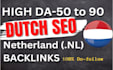 do high quality da dofollow dutch backlinks with netherlands SEO linkbullding