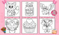 create a bold and easy coloring book for kids or adults