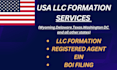 do USA llc registration,obtain ein tax id and file boi report