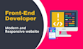 be your front end developer, will do front end development