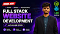 build, rebuild website as full stack developer, front end developer