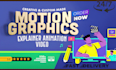 create stunning 2d motion graphic animations within 24 hrs