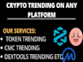 create dextool trending bot, solana volume bot, cmc bot, dextool token bot