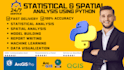 do statistical data analysis using python, excel, and r